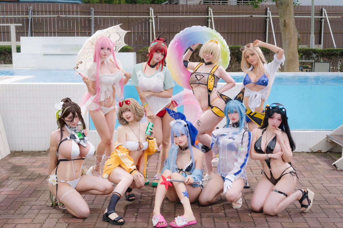 【NIKKE / Cosplay】

ニケ達の夏休み👙☀️

photo : よっしぃ(<a href="/karen_miki39/">よっしぃ先生🌟☄️</a>)
#アレキサンダーソンの夏休み