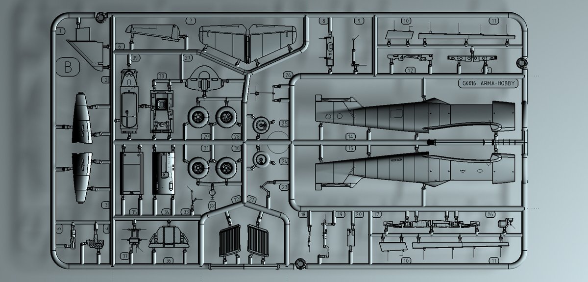 ArmaHobby's tweet photo. 📦 Messerschmitt Me 262 – What’s in the box?
Clear sprue tested, grey sprues next 💪
See the sprue renders &amp; kit details:
🔗 https://t.co/whVEN9cCJi
#ArmaHobby #Me262 #ModelKits #ScaleModel #Luftwaffe #172scale #WhatsInTheBox #TTModelarze https://t.co/PaQRAIb9b2