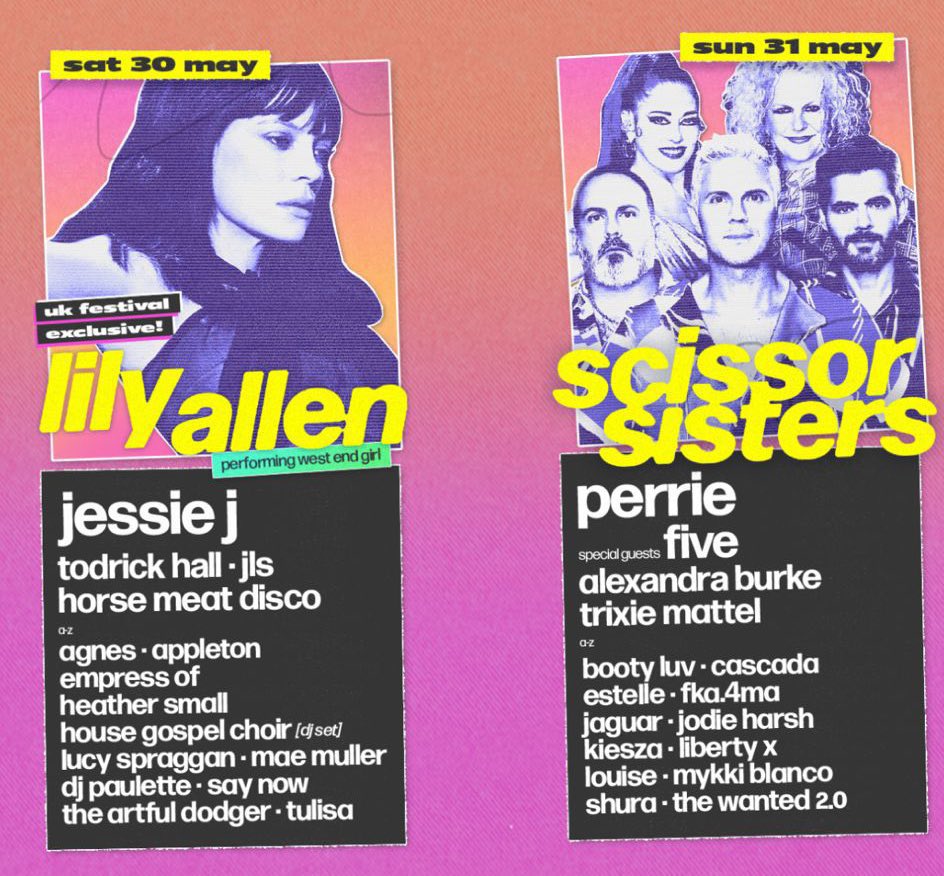 The <a href="/mightyhoopla/">Mighty Hoopla</a> line up has cured Monday depression today. A third time lucky for Agnes (who has finally acknowledged the booking!!) and I clutched my pearls so hard they broke when I saw I am actually seeing LILY ALLEN!!!! #mightyhoopla