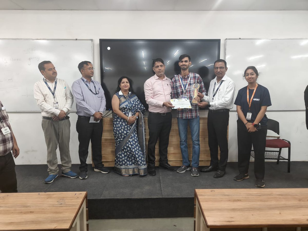 pratikrajput160's tweet image. Thrilled to share that I secured the 1st Place in the CODE-E-BAZIGAR and Game of Codes at Festin-O-Beats 13.0! Had an amazing time competing at ABESIT, Ghaziabad. Grateful for the experience and the wins!

#FestinOBeats #ABESIT #CodingCompetition #Winner #TechFest #CSE