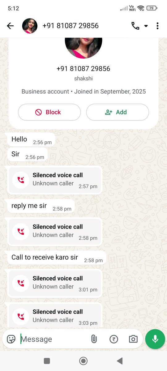 Dear IDFCFirst Bank,
My P.Loan ending with 5086,person visited my home and took my photo i have talk with manager. agent Sakshi +91 81087 29856 continuously harassing me with multiple calls.#ConsumerRight Breaching the RBI guidelines <a href="/IDFCFIRSTBank/">IDFC FIRST Bank</a> <a href="/RBIsays/">RBI Says</a> <a href="/RBI/">ReserveBankOfIndia</a>