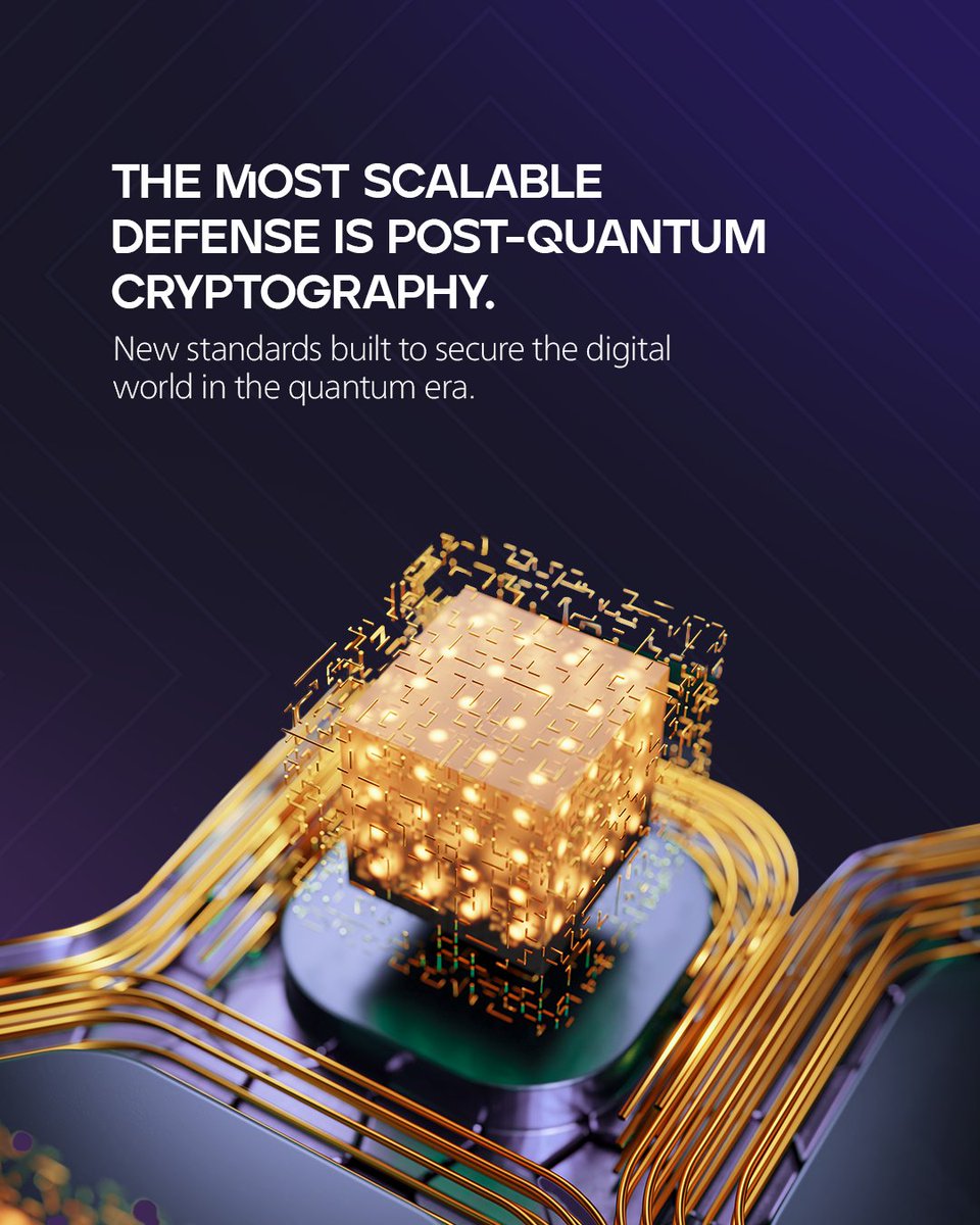 TIIuae's tweet image. #QuantumComputing is already redefining cybersecurity. The encryption we trust today will not survive tomorrow, which is why Post-Quantum Cryptography is not optional, it is essential.

Join TII at CyberQ 2025:🔗 cyberq.ae

#TII #QuantumComputing #Cybersecurity