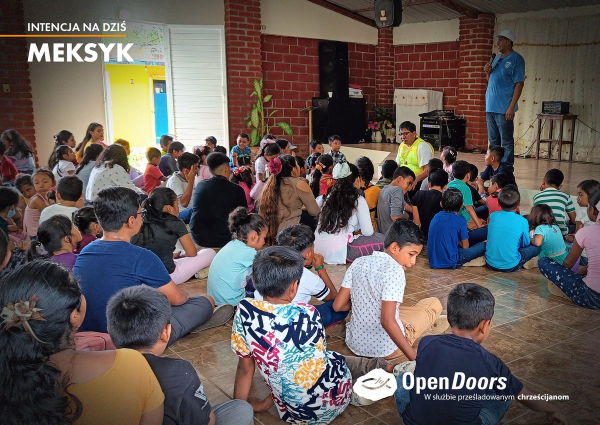 Open_DoorsPL's tweet image. #MEKSYK ℹ️ Dzieci przywódców kościelnych są częstym obiektem ataków. Zdarza się, że są porywane lub rekrutowane przez kartele narkotykowe. Przestępcy chcą w ten sposób »ukarać« rodziców za pracę na rzecz Kościoła. Módlmy się o ochronę dla dzieci. 🙏

#OpenDoors #OpenDoorsPolska