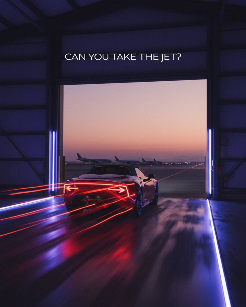 Boarding pass? No. Pulse check? Always.​
​
#MGSelect #MGCyberster