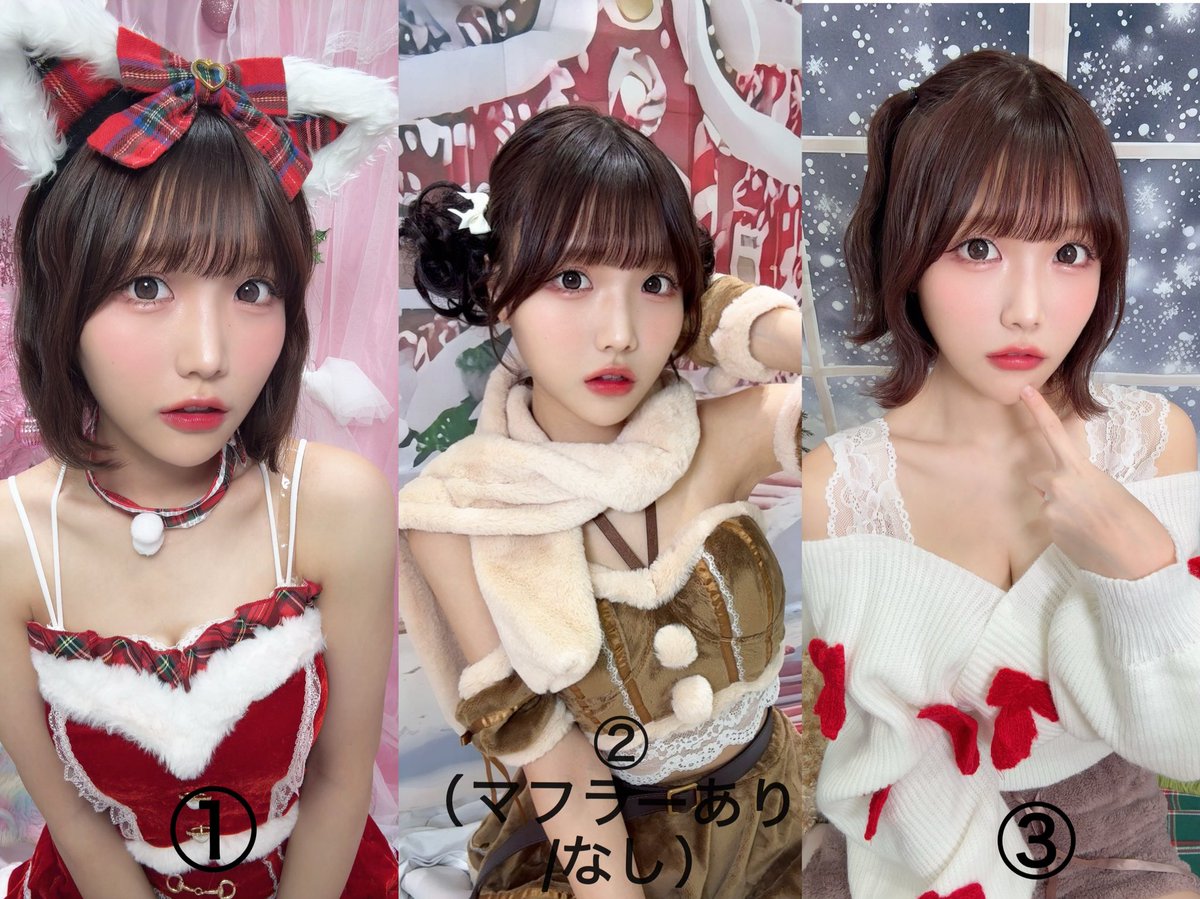 クリスマス宿題チェキ が この後12:00～明日の12時まで 数量限定で追加