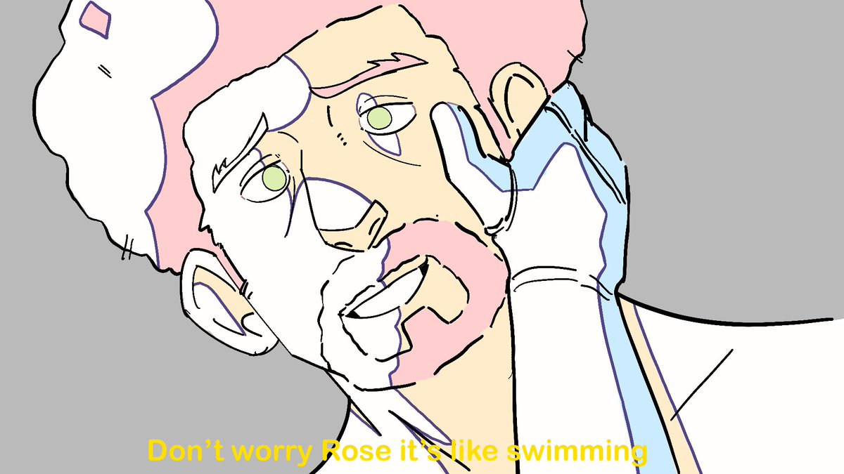 notthatspec's tweet photo. Just did some genga shading tests for Beyond stars
it's a scene for rose and nova where they are basically talking about their final moments together https://t.co/0fcyRd4uYv