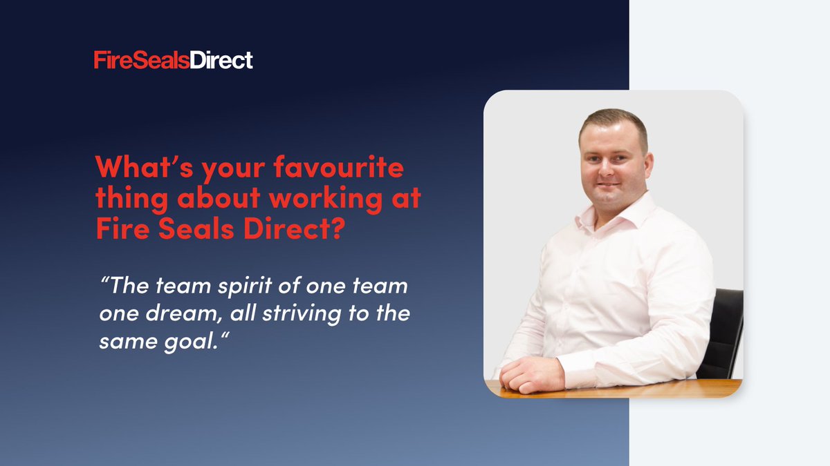 FireSealsDirect's tweet image. Meet Hilton, our Key Account Manager 👋 

If you’ve got a trade account, chances are you’ve already spoken to him. Hilton works closely with our customers to make sure you get the right solutions for your projects.

We asked Hilton a few questions to get to know him better ➡️
