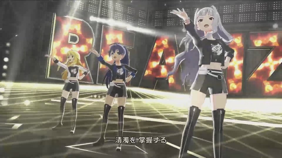 #ミリシタ 2025年11月末〜プラチナスターシアター「REALIZE！！！」のメインビジュアル、報酬カード。
ランキング報酬 SR 我那覇響
ポイント報酬 SR 星井美希
(#ミリシタREALIZE生配信 youtube.com/watch?v=1VWlxi…)