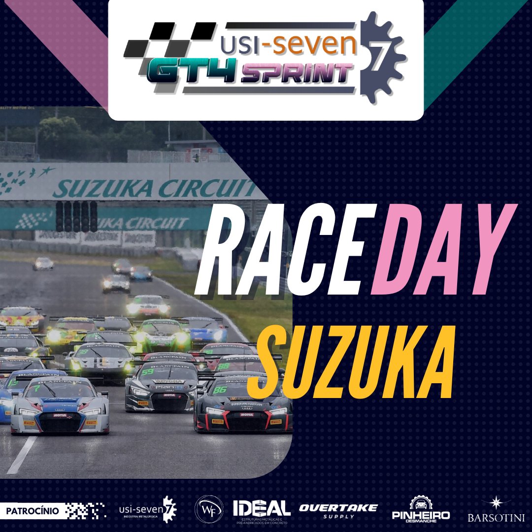 Raceday na tela do Multitap Racing, hoje vamos acompanhar a quarta etapa da 🏁 USI-SEVEN GT4 Sprint🏁em Suzuka. Transmissão 🔺AO VIVO🔺 às 21h00 com narração de 🌟Telmo Camargo🌟

🗓 ATIVE O LEMBRETE 🗓 - youtube.com/live/4Mluo-dL1…

🚦 MULTITAP RACING, A CASA DO ACC NOS CONSOLES🚦