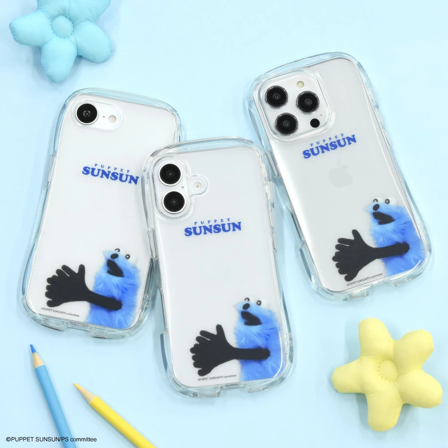 🌟グッズ紹介🌟 『#パペットスンスン iPhone クリスタルクリアケース