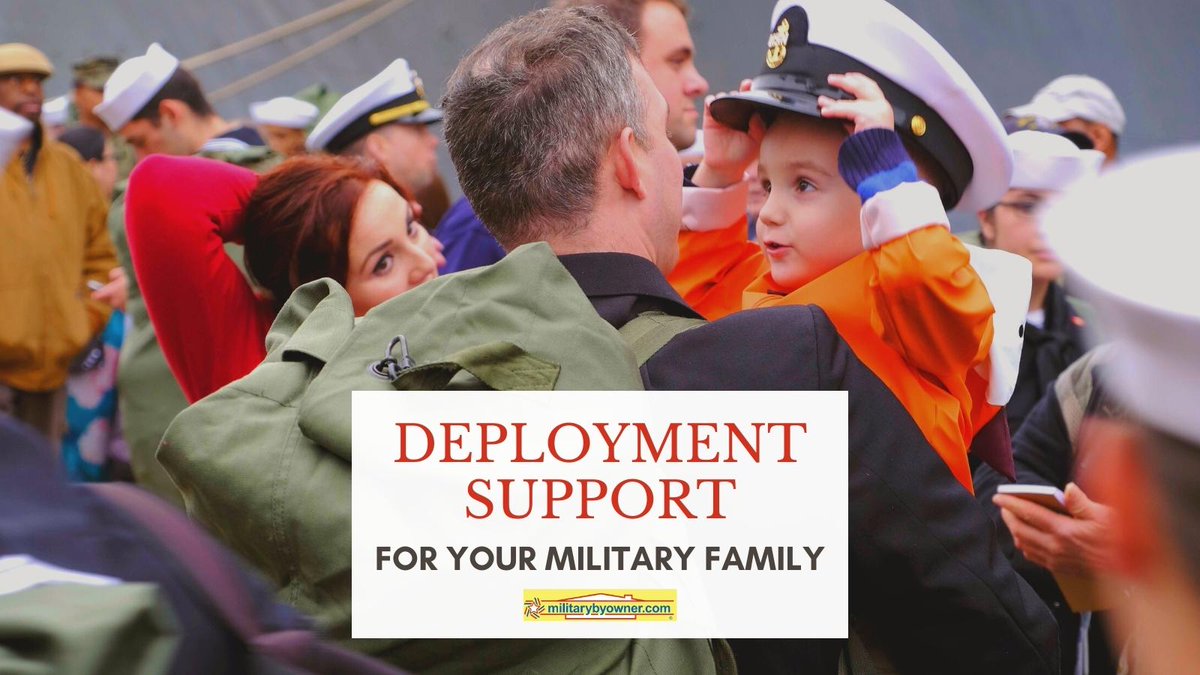 militarybyowner's tweet image. Are you facing an upcoming deployment? It’s tough to go through a deployment alone. 
First, take advantage of all the military deployment resources available. 
Read more to find the support to make deployment easier. 

#militarylife #deployment