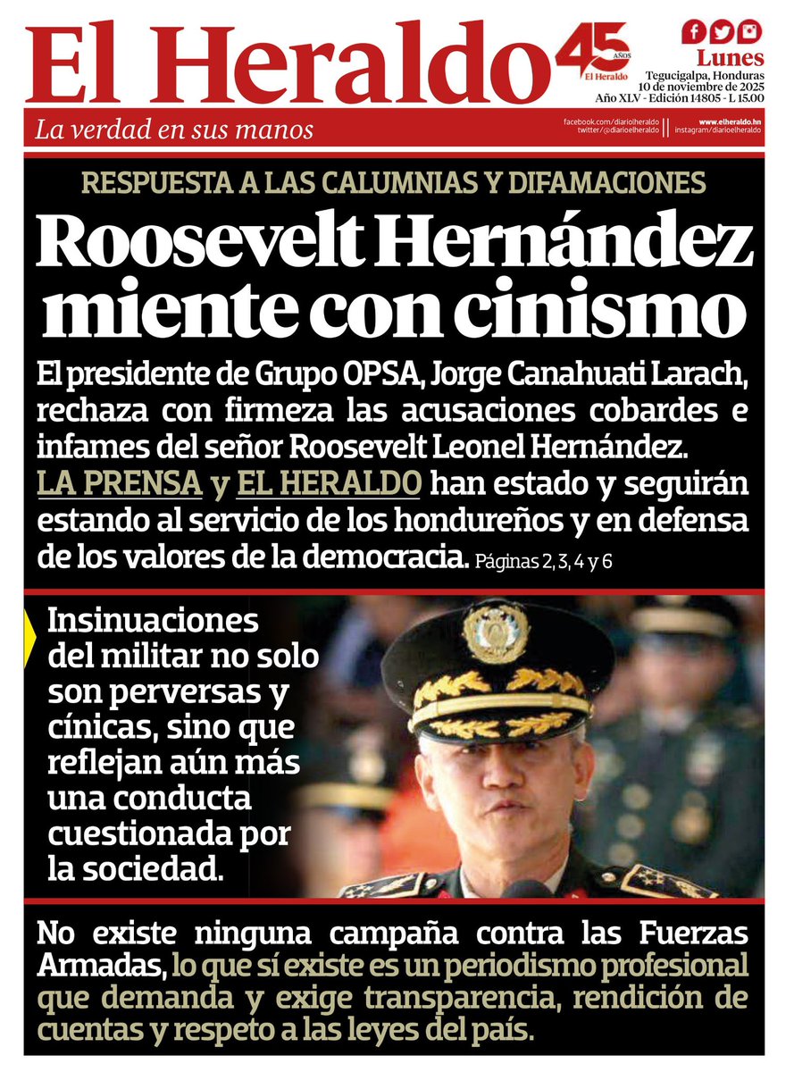 diarioelheraldo's tweet photo. Roosevelt Hernández miente con cinismo

Acceda a todo nuestro contenido sin anuncios. Suscríbase hoy: https://t.co/11p4aWINQB https://t.co/uQQLUR1azy