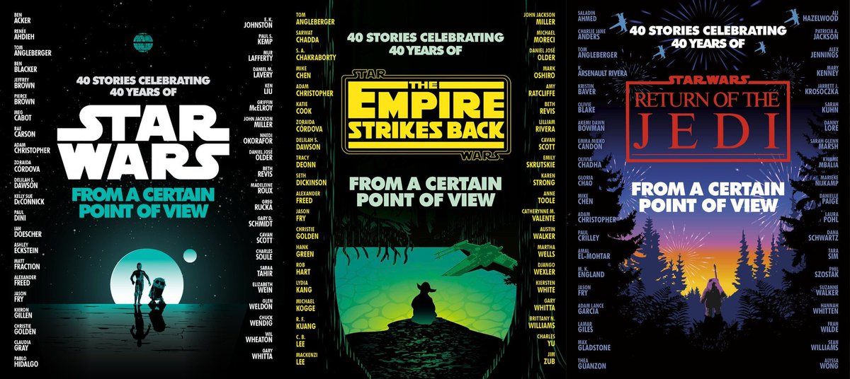 WookieeNews's tweet image. Las antologías de From a Certain Point of View están llenas de detalles y curiosidades que enriquecen las películas de la trilogía original y que, 40 años después, nos ofrecen una nueva perspectiva sobre ellas.

Sería genial poder tenerlas en España @PlanetadComic...