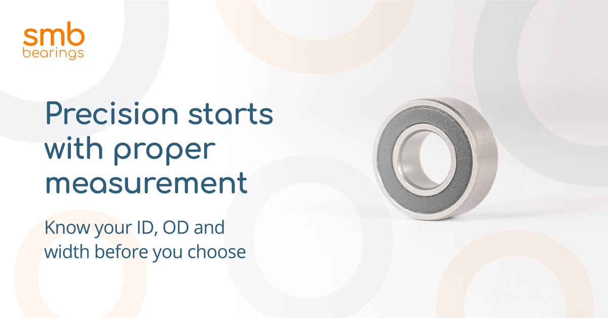 SMBtechgeeks's tweet image. Need to identify a #bearing? 📏
Measure:

1️⃣Inner diameter (shaft fit)
2️⃣ Outer diameter
3️⃣ Width

Then match it to our size chart for 10 to 30mm shafts: bit.ly/47Hdwl7

#Engineering