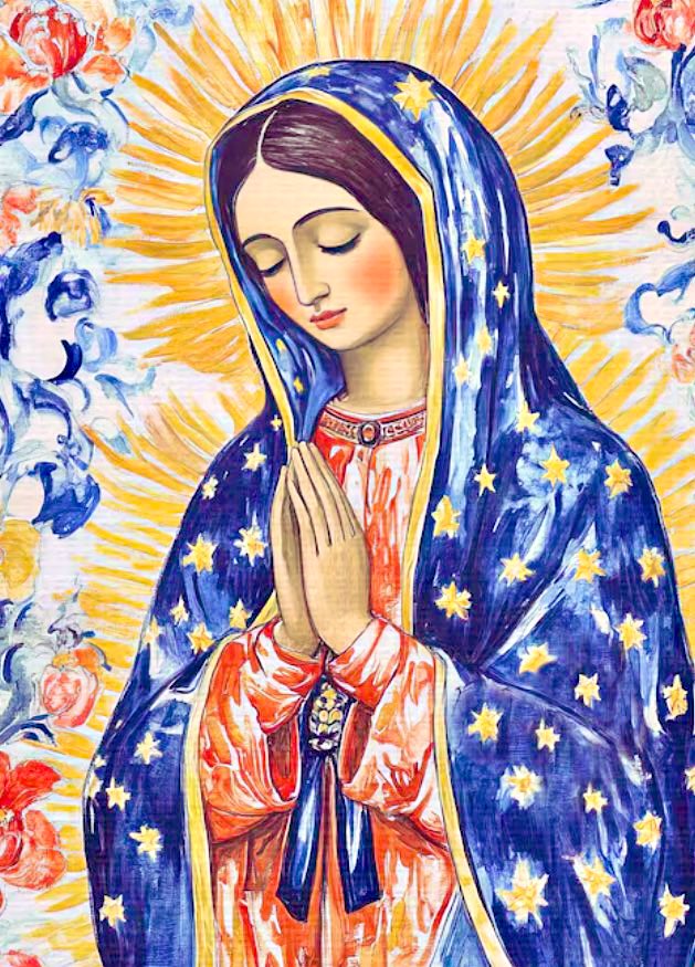 Hail Mary, full of grace, 
the Lord is with Thee.
Blessed art Thou amongst women
And Blessed is the fruit of Thy womb, Jesus.
Holy Mary, Mother of God
Pray for us sinners now
and at the hour of our death.
Amen