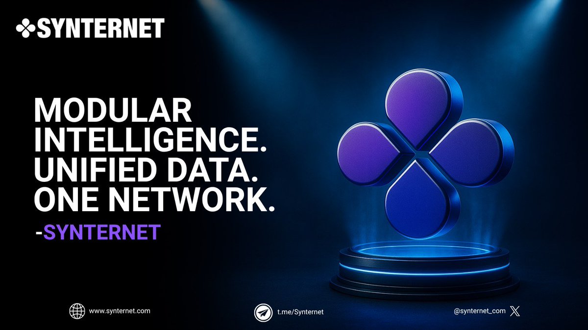 We’re entering an era where intelligence is modular. 

Plug data sources, choose engine models, and orchestrate workflows. 
That’s the design philosophy behind Synternet.