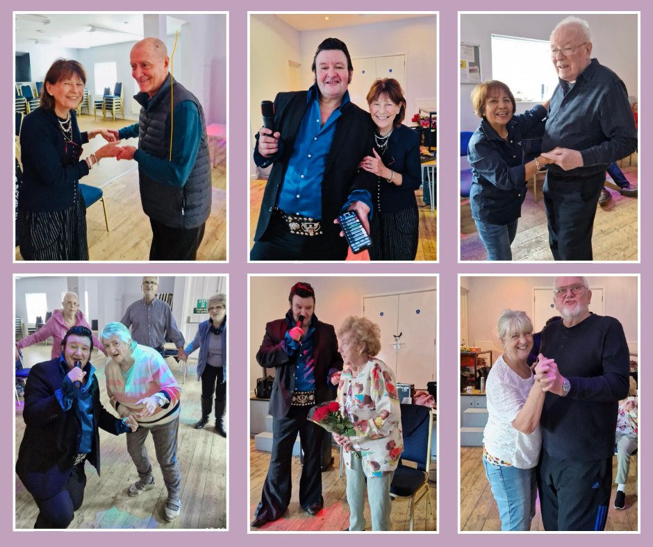 EssexDementiaCa's tweet image. Elvis was back at the Bradwell ‘Every Day Counts’ group last week!  He sang songs requested by the clients and had everyone up dancing!

#dancetherapy #elvistribute #musictherapy #dementiacare #dementiasupport