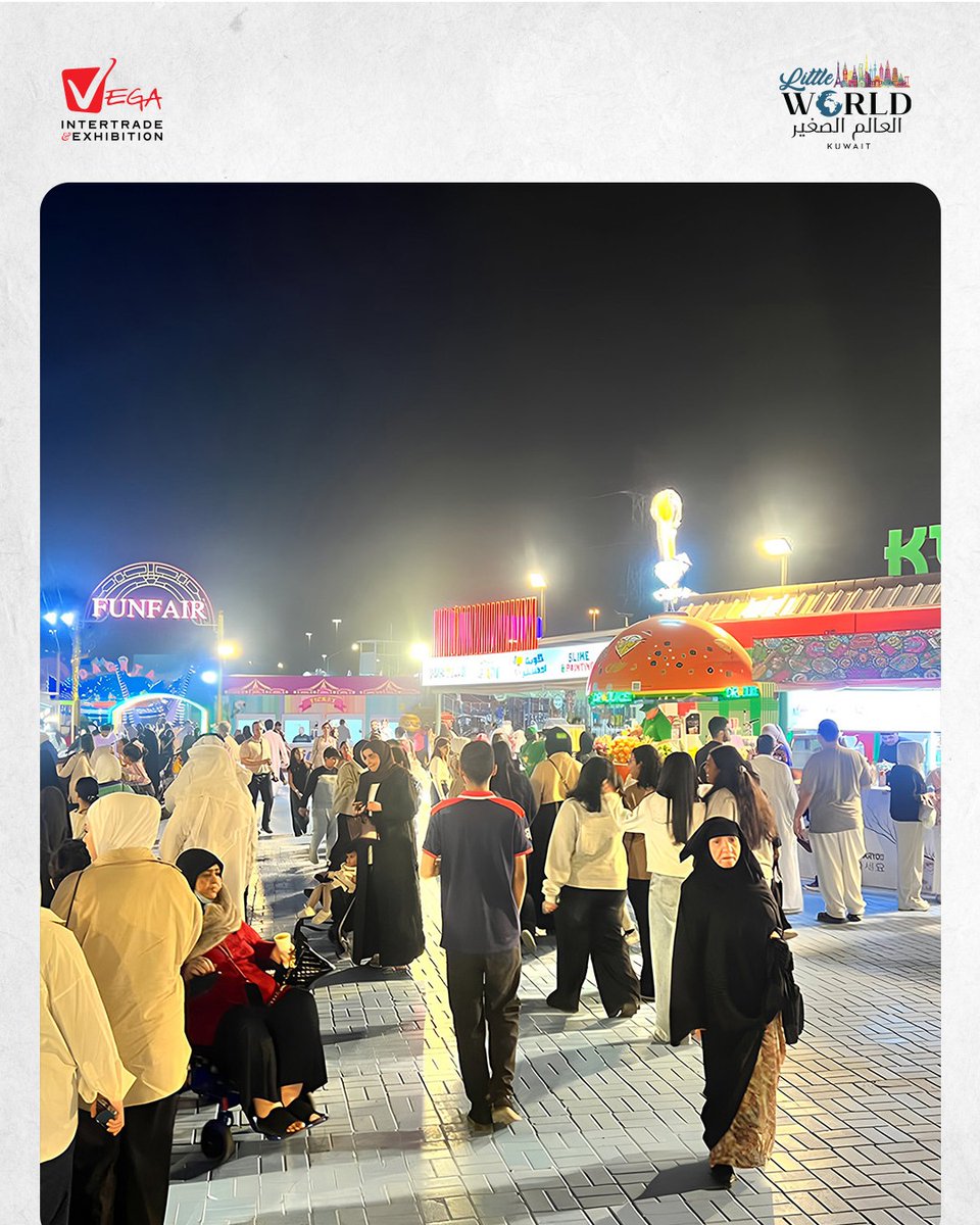 vega_inter's tweet photo. Highlights from Little world kuwait season 2 organized by Vega Intertrade and Exhibitions !

The energy, the food, the smiles... it’s all here!

If you haven’t been yet, come feel the world in one place at Kuwait international fair,Mishref

Open daily from 4pm till 11pm. https://t.co/3pjWBrYTlJ