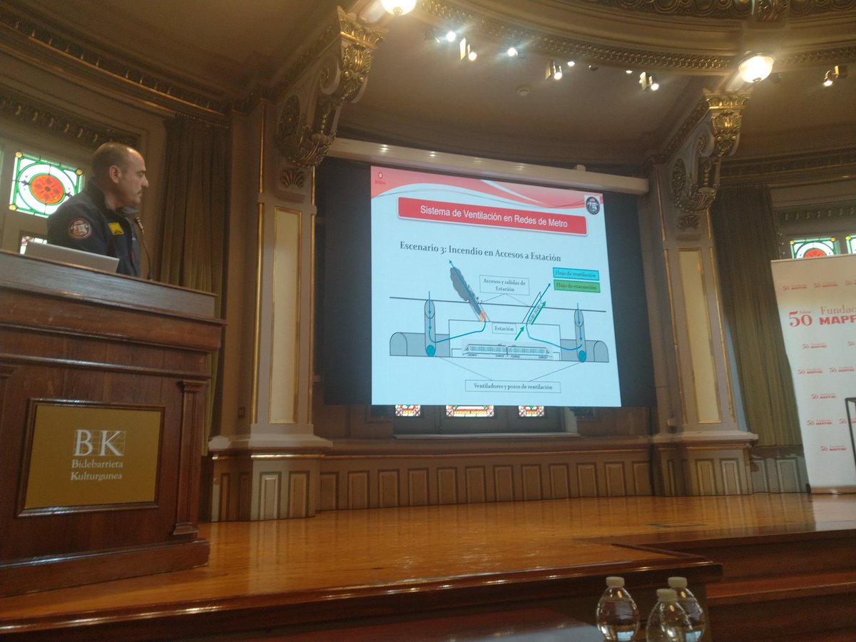 VctorManueFdez's tweet image. ➡️ #Prevención de #incendios a cargo de las responsables de protección civil del @bilbao_udala  y red de túneles y galerías con @IGUbomberos.
#Bilbao