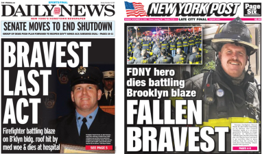 GetTheDailyDirt's tweet photo. NEW YORK CITY: Veteran #FDNY firefighter #PatrickBrady dies battling all-hands blaze in #Brooklyn…. https://t.co/Pv3MiV21Ky