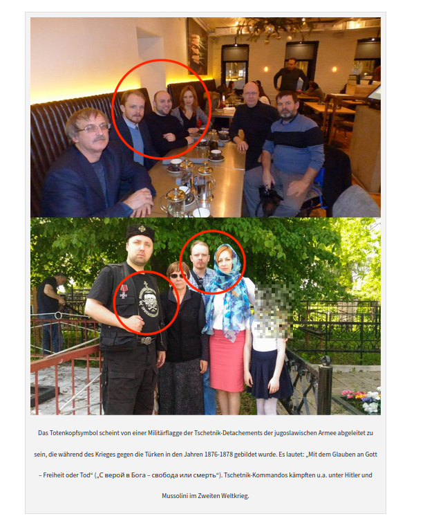 Hallo <a href="/maischberger/">Maischberger</a> wieso wird jemand eingeladen, der offen mit Neonazis, Waffenschiebern, und dem Umfeld von Einiges Russland kollaboriert? Foto zusammen mit dem belgischen russophilen Neonazi und Waffenschieber Kris Roman. #NoAfD #AfD