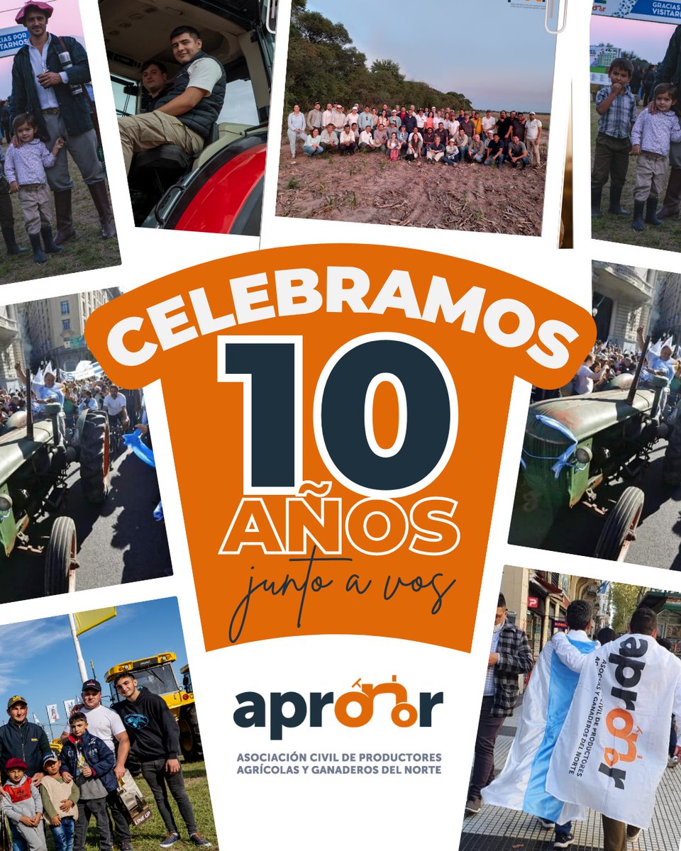 Feliz cumpleaños <a href="/ApronorOk/">Apronor</a>  felicitaciones por estos 10 años representando al norte productivo.