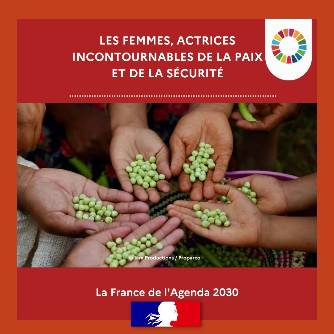 Agenda2030FR's tweet image. ✊ Pour le 25e anniversaire de la résolution 1325, l’@AFD_France met en lumière le rôle crucial des femmes dans les processus de paix en Colombie, République Démocratique du Congo, Irak et Cameroun. #ODD5 #ODD16 #ODD17 #ODD4 afd.fr/fr/actualites/…