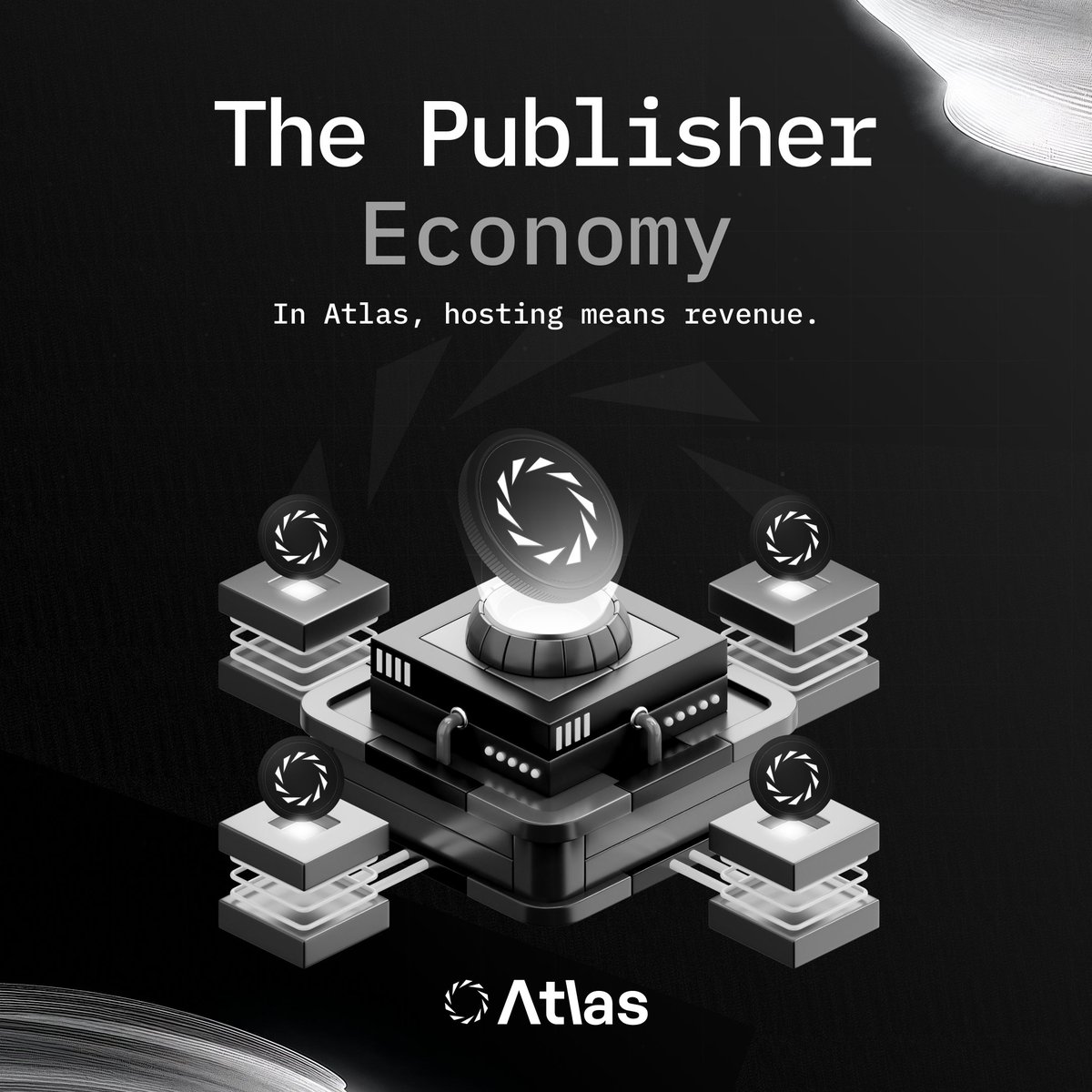In Atlas, hosting means revenue.

Stake $ATLAS to host sessions and earn royalties as users interact.

Every message through your node feeds rewards back to you.

Publishers don’t just distribute intelligence, they share in its value.

Atlas turns infrastructure into income.
