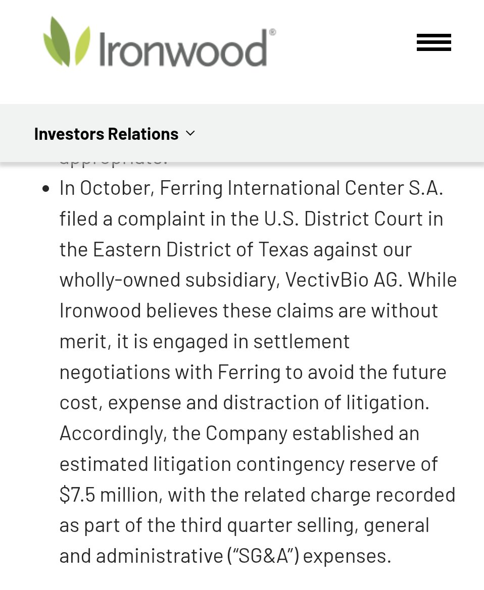 ValueForAll1's tweet image. $irwd This requires more DD, as it can be a blocker for M&amp;amp;A