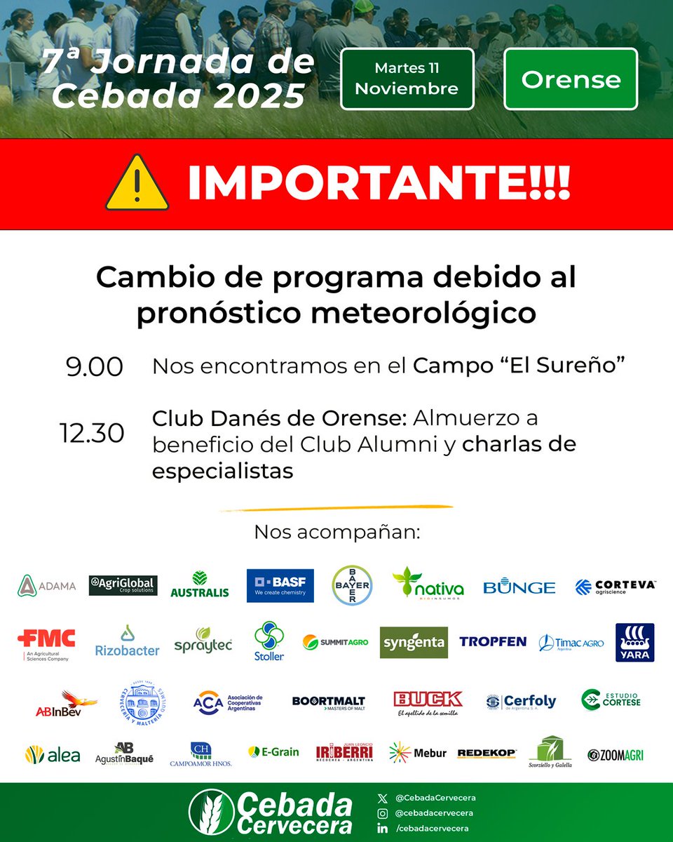 Cebada Cervecera tweet media