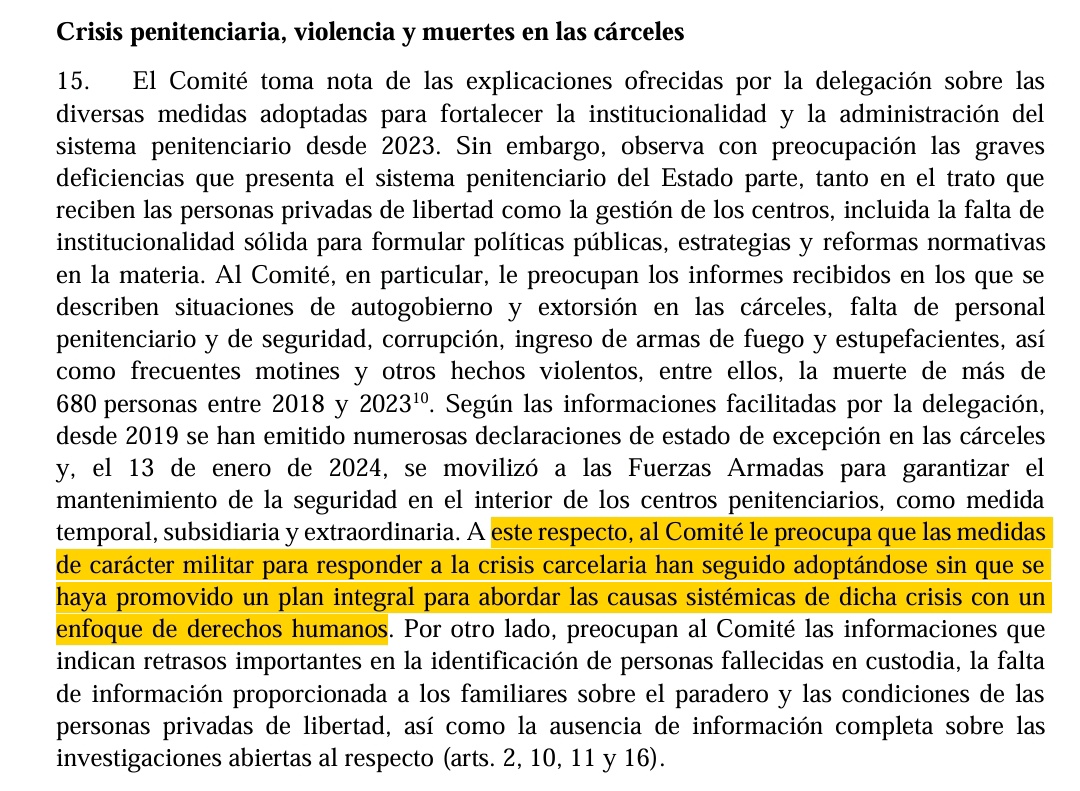 #CrisisCarcelaria En enero de 2024, Daniel Noboa decretó un falso “conflicto armado interno” para militar las prisiones y las calles.

Mientras tanto, invertía miles de dólares en vallas publicitarias para anunciar su supuesto “control total en las cárceles”.

Pero, ¿qué ocurría