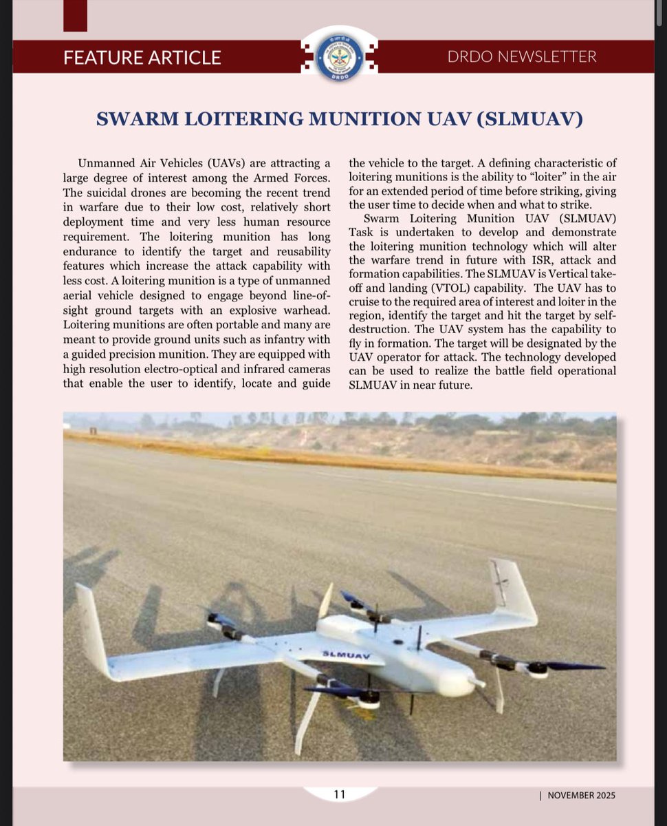 Archit_Ch's tweet image. ADE Swarm Loitering Munition
 drdo.gov.in/drdo/sites/def…