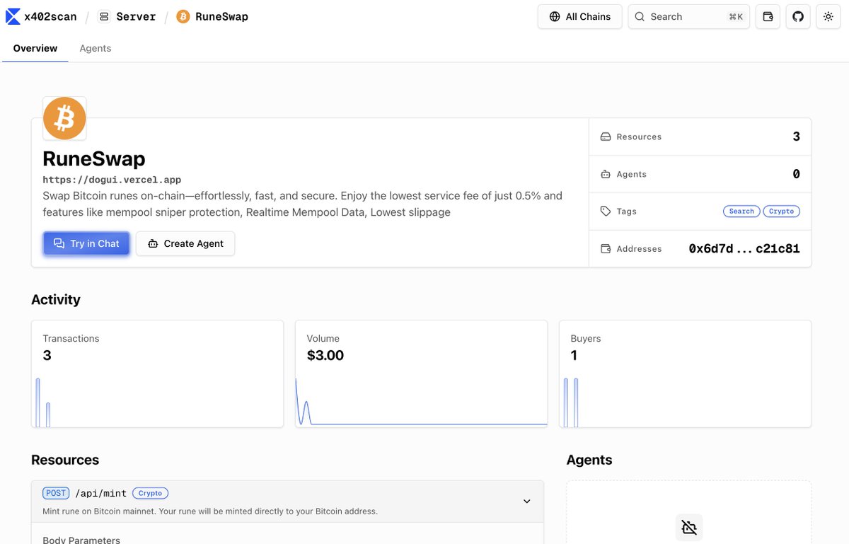 RuneSwap1's tweet image. ITS HAPPENING 🟦

@Base users can now join our x402 #Bitcoin airdrop!

Like RT Drop your EVM address ( 24H )