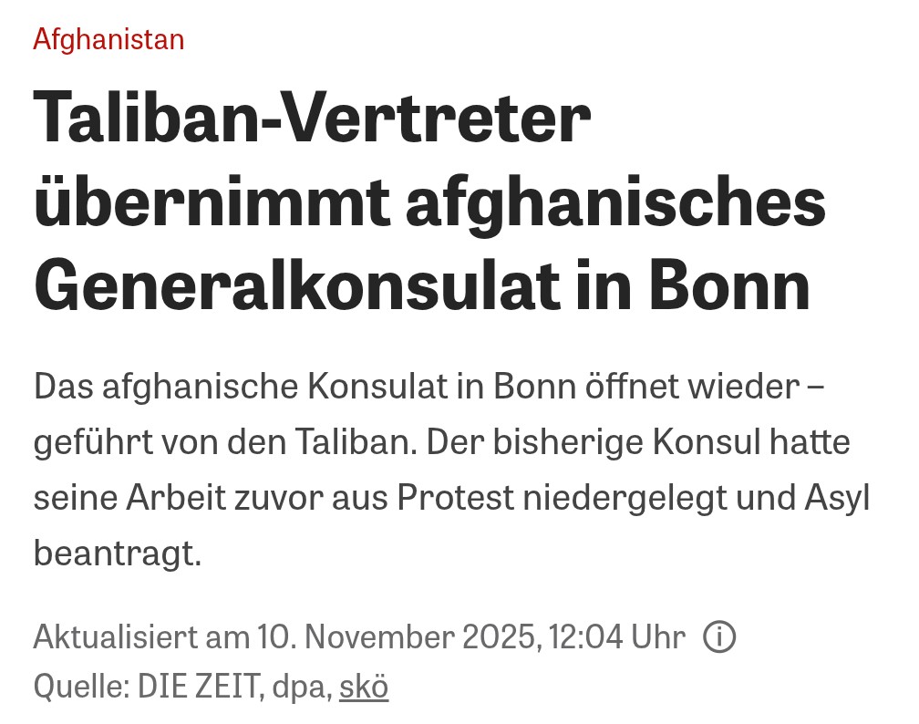 Herzlichen Glückwunsch, Alexander Dobrindt: Ihre islamistischen Freunde von den Taliban brauchen Sie nun gar nicht mehr in Kabul zu besuchen - sie sitzen jetzt dank Akkreditierung durch die Bundesregierung in Bonn.