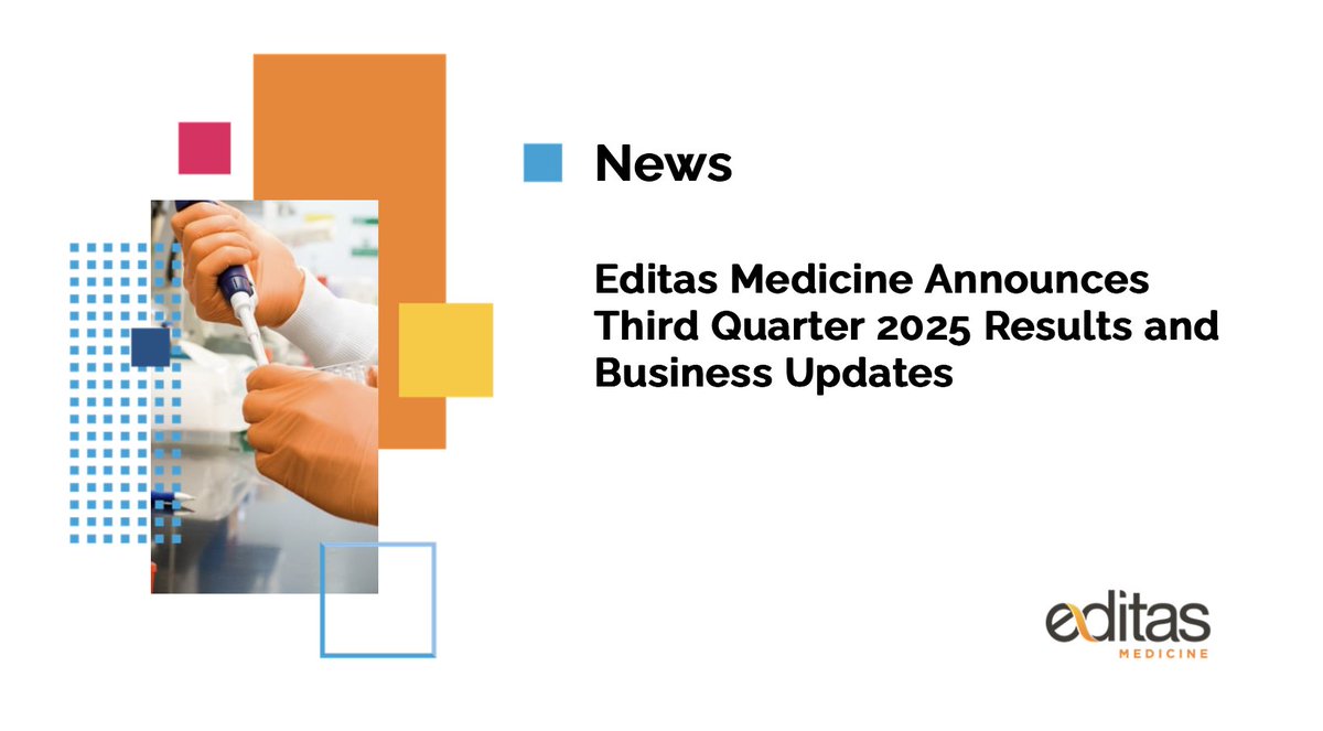 Editas Medicine tweet media