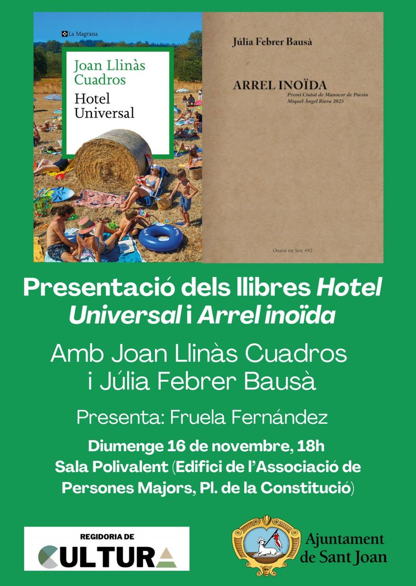 Melisucre2's tweet photo. Vénen presentacions de llibres per combatre la fredor de la tardor, aquest novembre⬇️ https://t.co/Satuzgip3a