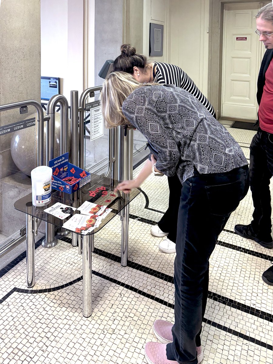 V naší budově dnes probíhá sbírka u příležitosti zítřejšího Mezinárodního dne válečných veteránů. Prostřednictvím nákupu vlčího máku přispíváme na Vojenský fond solidarity, jenž pomáhá vojákům, veteránům a jejich rodinám v těžkých životních situacích. Děkujeme za jejich službu.