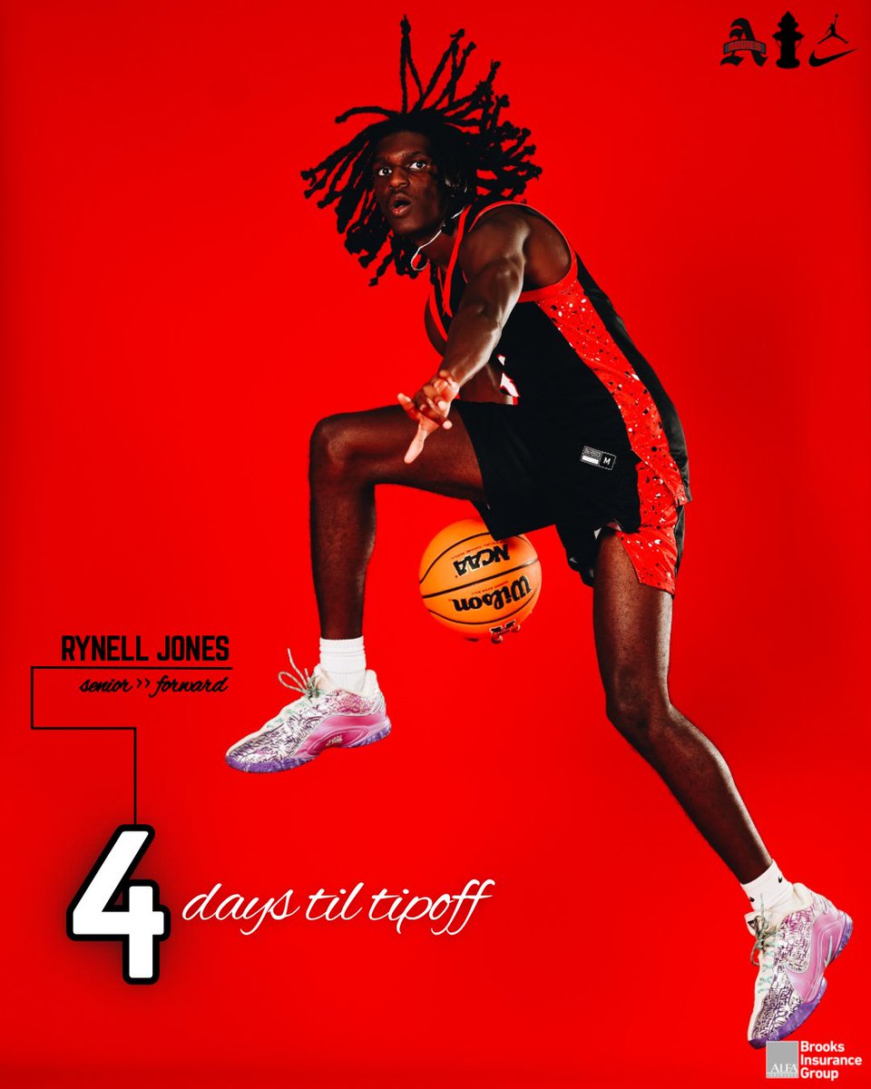 4️⃣ Fo’ mo’

We are Rynell Jones days until tipoff.

#HydrantCity | #feArless 🅰️🏀