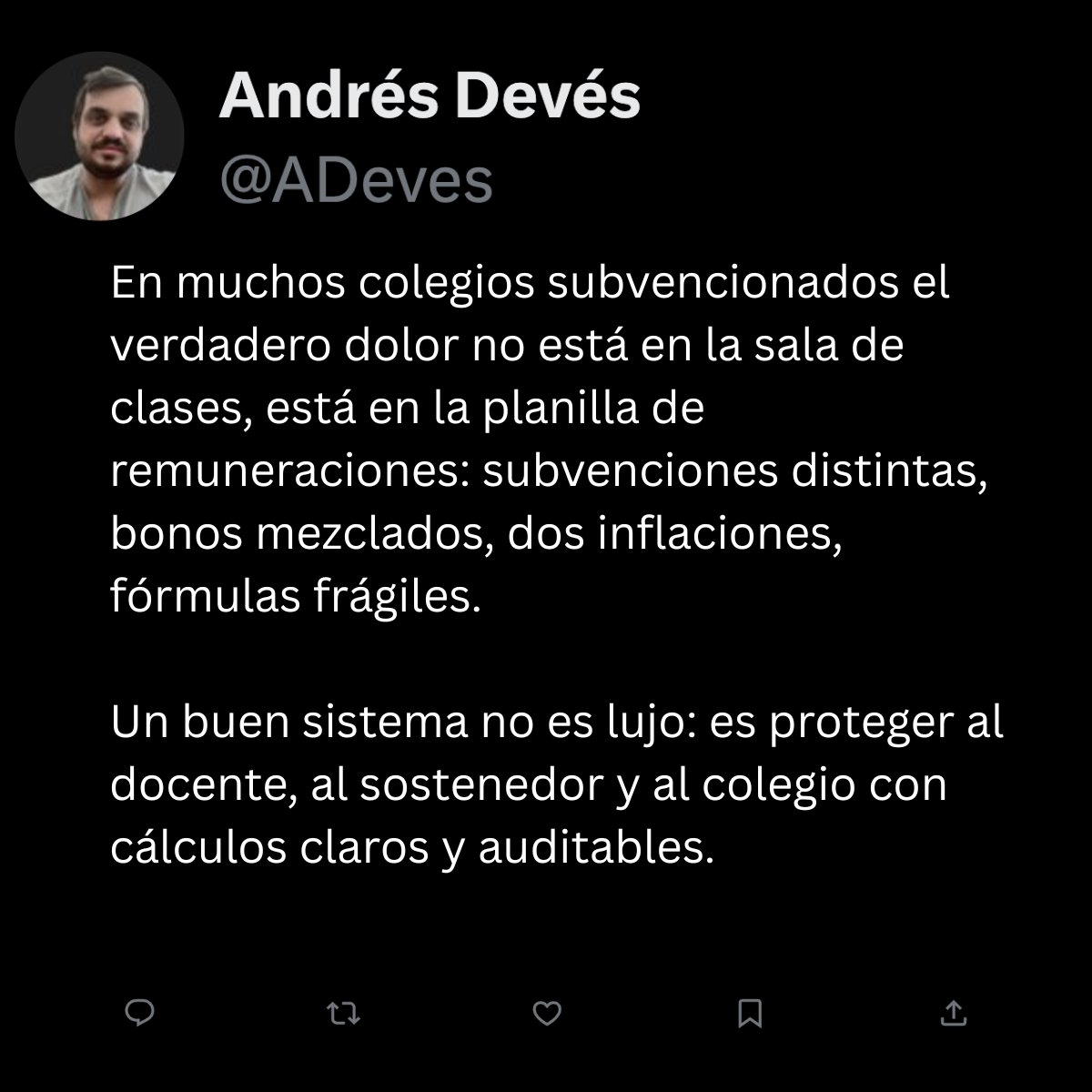 En muchos colegios subvencionados el verdadero dolor está en la planilla de remuneraciones: subvenciones distintas, bonos mezclados, dos inflaciones, fórmulas frágiles. Un buen sistema es: proteger al docente, al sostenedor y al colegio con cálculos claros y auditables.