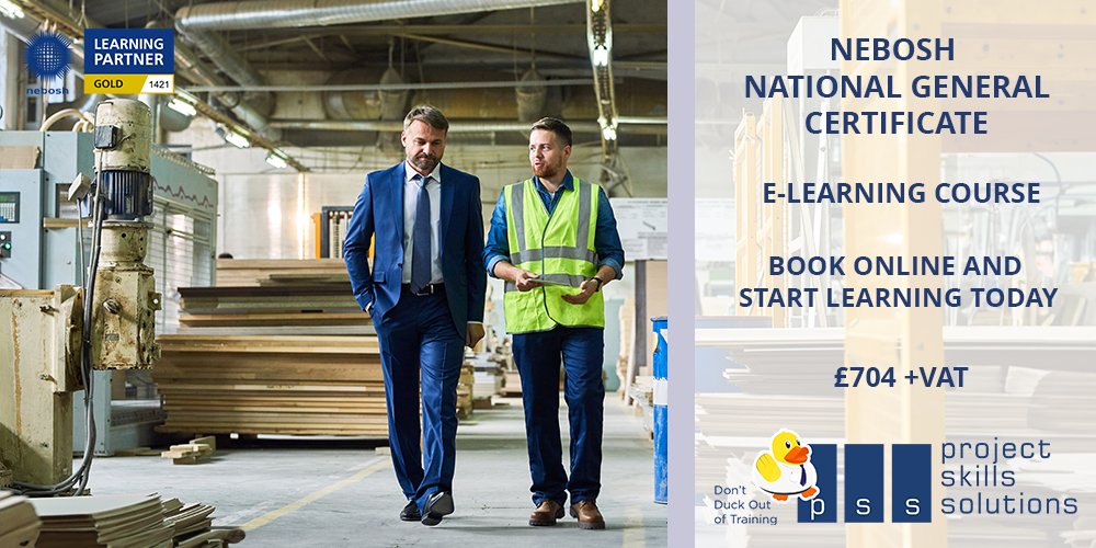 PSS_Training's tweet image. 🚀 Start your NEBOSH National General Certificate eLearning course today! For Managers &amp;amp; Supervisors. Learn hazard identification and control techniques. Only £704+VAT. Begin now. bit.ly/4lJGFBl #SafetyManagement #RemoteTraining #ManagerDevelopment