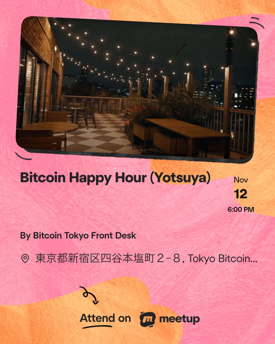 Bitcoin Tokyo Front Desk tweet media