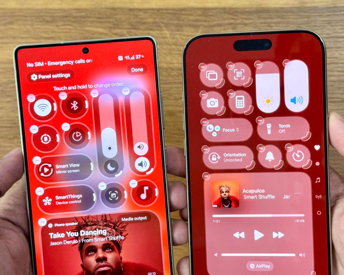 techknight_yt's tweet image. Samsung OneUI 8.5 vs iOS 26 🔥
Same same but different 😀
#iphone #ios #samsung #omeui8.5