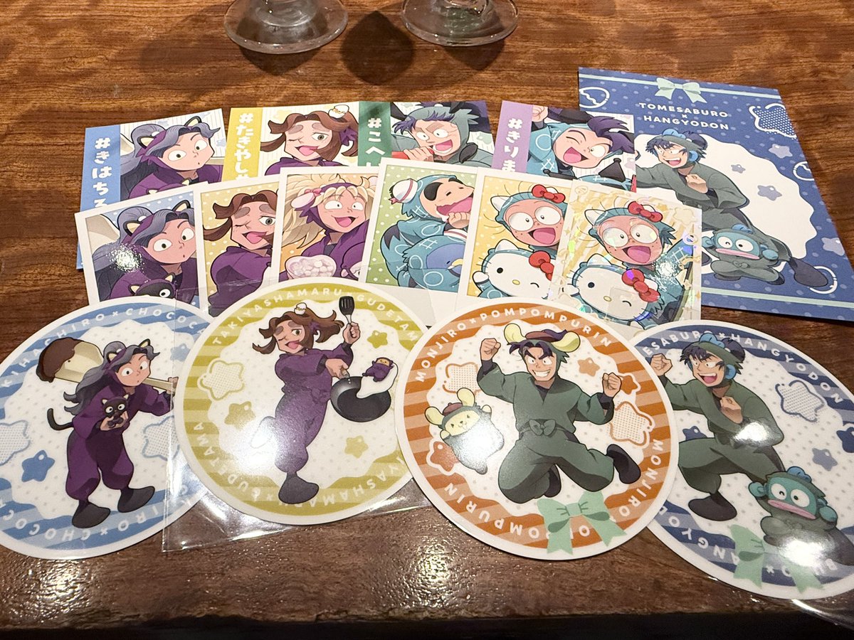 今日のコースターの引きびっくりしちゃった
仙と滝のドリンクが同室コースター引き寄せた👏天才！！
推しパシャもカードもよんいちゃん揃って来てくれて嬉しすぎた！！いつも引くほど引きが悪くて自引きとは？って感じなのにびっくり