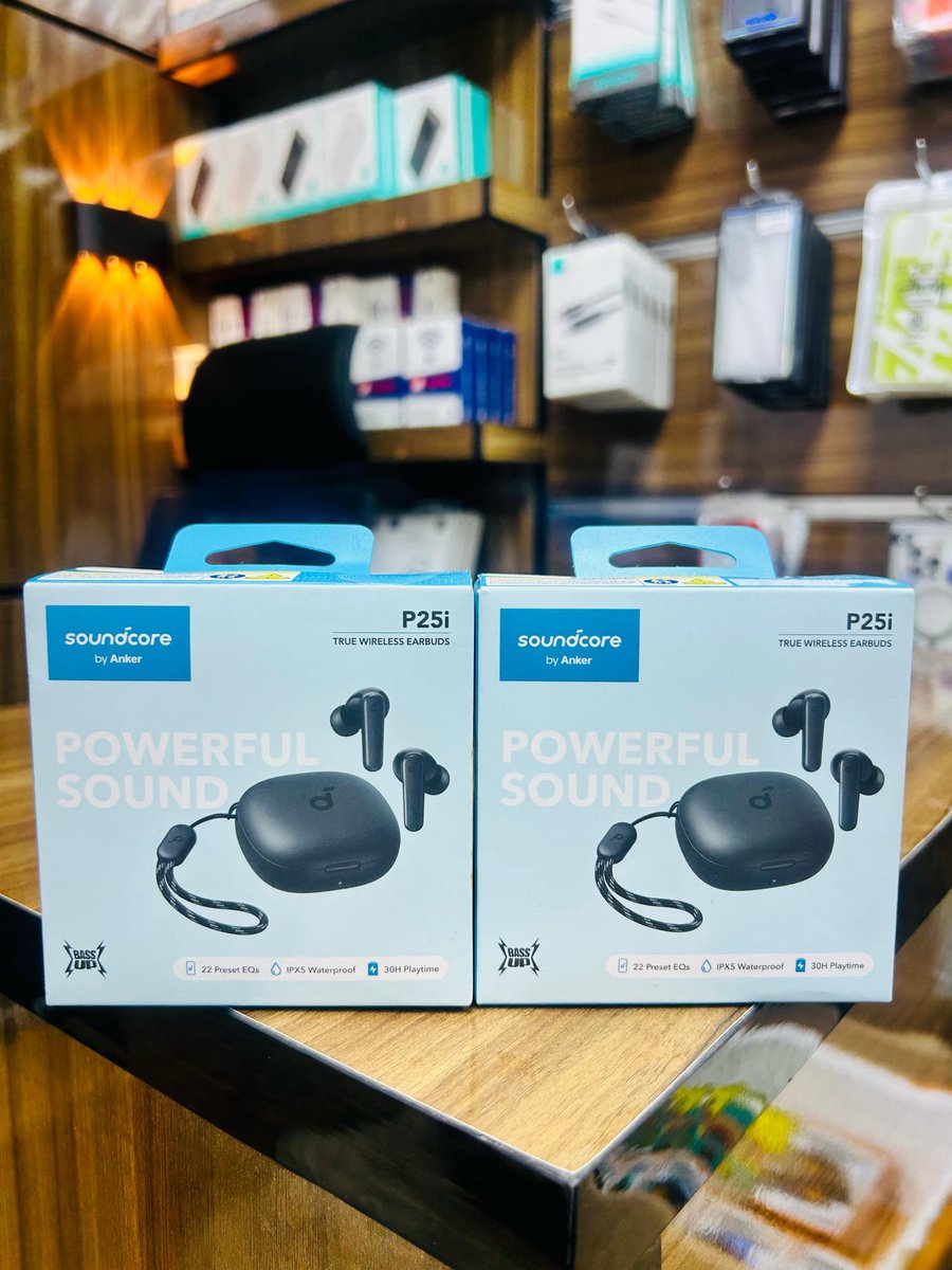 ejike_miguel's tweet image. Soundcore P25i Earbuds
* 30hrs Playtime
* ⁠22 Preset EQs
* ⁠ipx waterproof

Price: N70,000