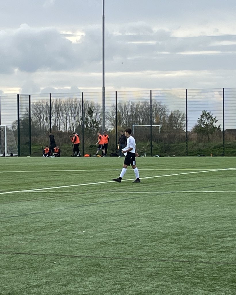 No game for the eldest so helped out another team. 

Got to play in front of ex toon player Darren Ambrose too.