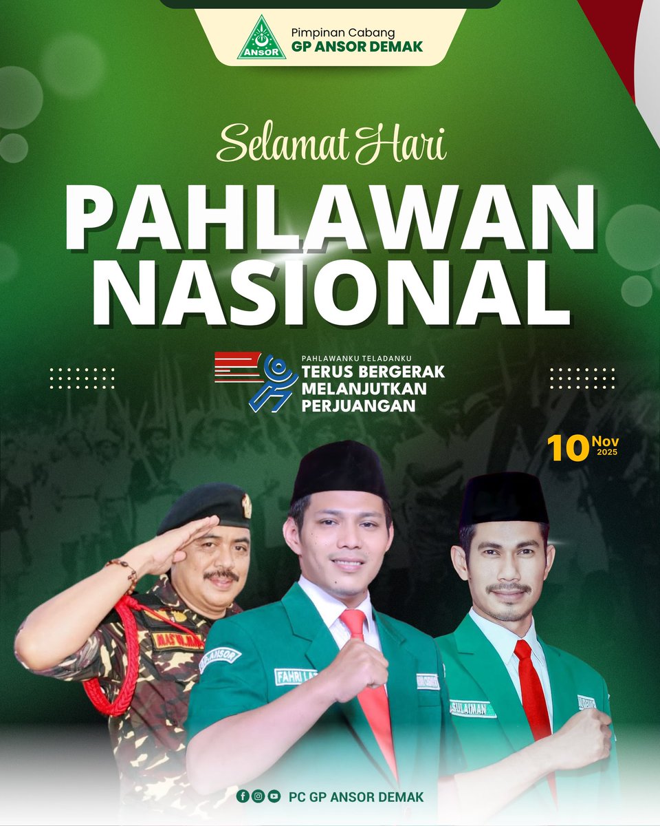 Selamat Hari Pahlawan Nasional 10 November 2025
Terus Bergerak Melanjutkan Perjuangan