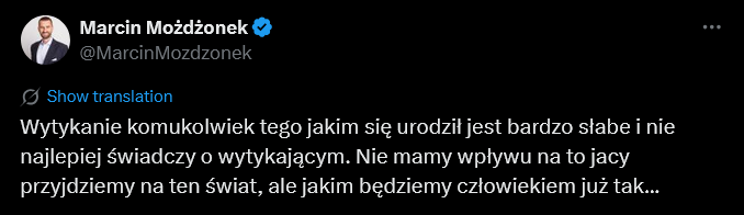 charlieblegh's tweet photo. @MarcinMozdzonek zapisuję to sobie na moment jak będziesz coś szczekał o osobach innej orientacji https://t.co/pZ8zRd3IJx