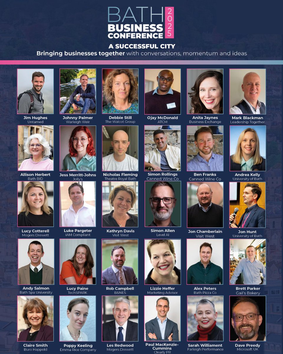 Thrilled to be participating in the Bath Business Conference 2025 on November 19th at The Apex Hotel. Join us for a day of insights and networking opportunities. 

Swipe to see who will be there from Mogers Drewett!

Tickets available here: welcometobath.co.uk/bath-business-…