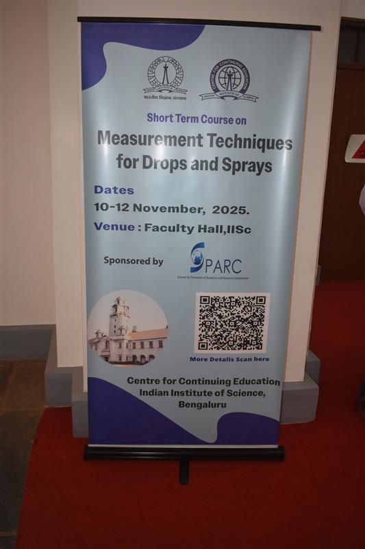 cce_iisc's tweet image. The short-term course on “Measurement Techniques for Drops &amp;amp; Sprays” kicks off!

Hybrid batch: 49 in-person at IISc campus + 19 virtual

#IISc #FluidDynamics #Aerospace #PIV #LIF #Research #NAL #TUDarmstadt #Mechanical #Engineering