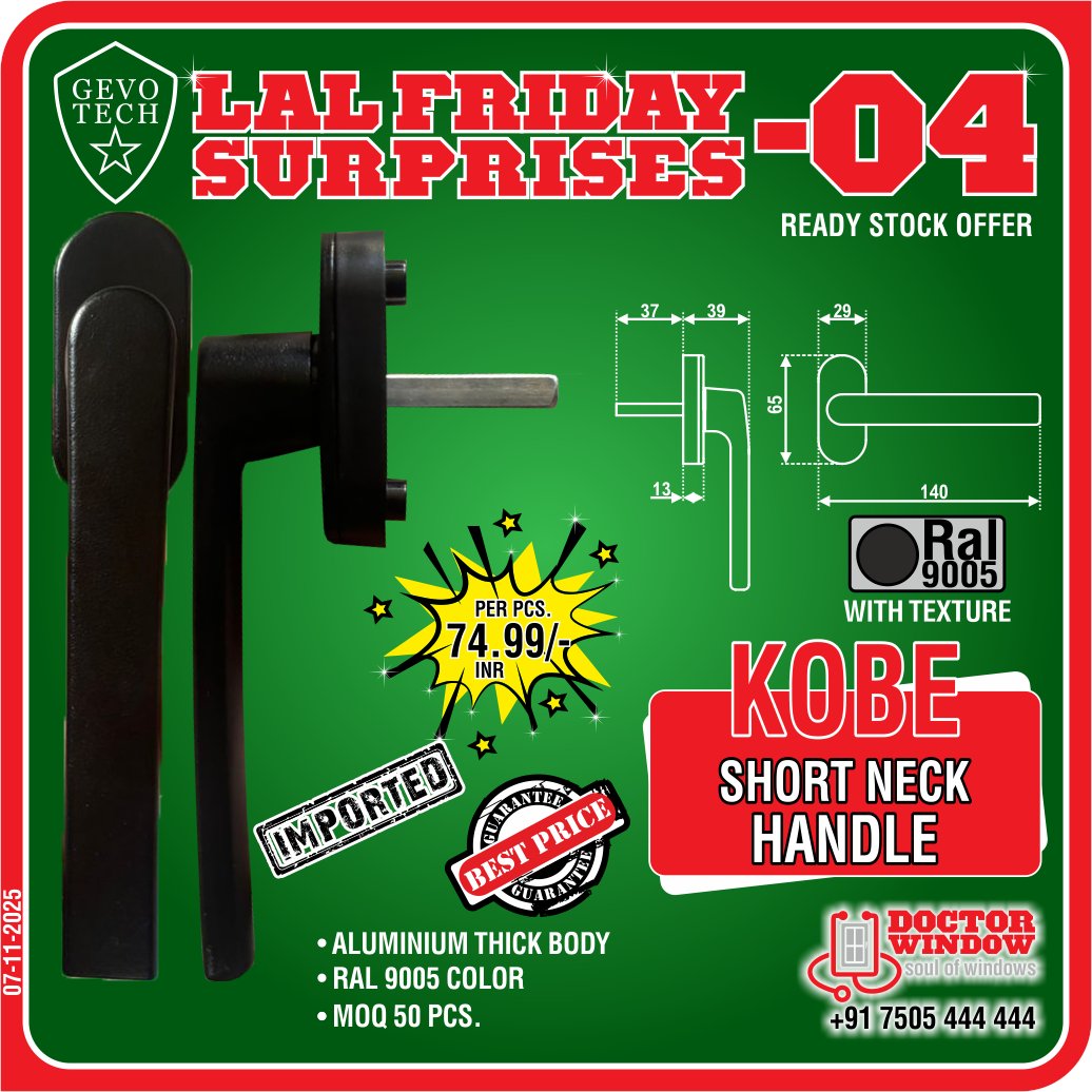 DOCTORWINDOW_IN's tweet image. GEVO TECH LOTUS JUMBO SLIDING TIKTOK HANDLE
GEVO TECH KOBE SHORT NECK HANDLE
GEVO TECH STAR PRO DOOR ADJUSTABLE ROLLER
GEVO TECH SATURN WINDOW ROLLER

#handle #premiumhandle #doorroller #windowroller #doctorwindow #soulofwindows #hardware #hardwareaccessories #door #window